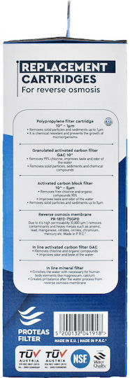 Proteas Filter Water Filter Replacement Reverse Osmosis (RO)