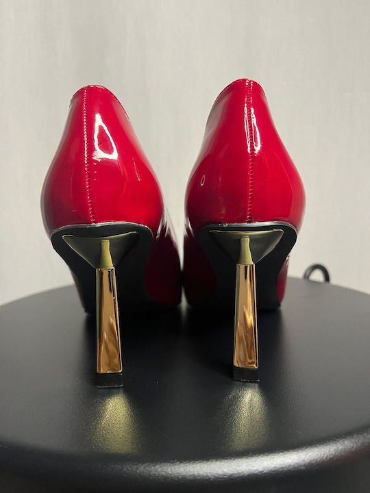 Givana Patent Leather Red Heels