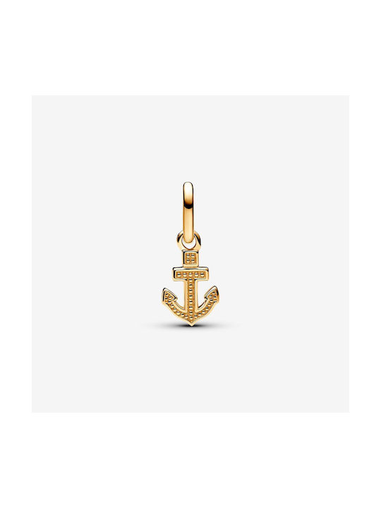 Pandora Charm Anchor Gold Plated