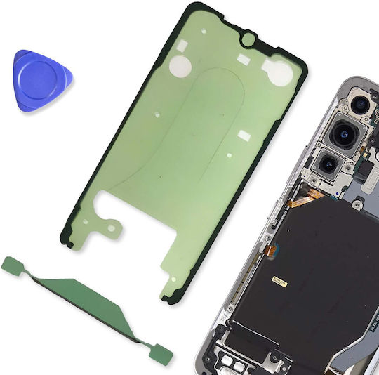 Clappio Klebefolie Ersatzbildschirm für Samsung Galaxy S22 Starke Befestigung Transparent