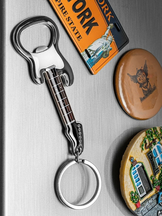 Gadget Master Schlüsselanhänger Öffner Metallisch mit LED