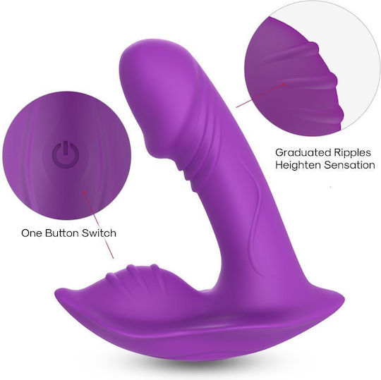 Vibrator G-Punkt mit Fernbedienung Lila