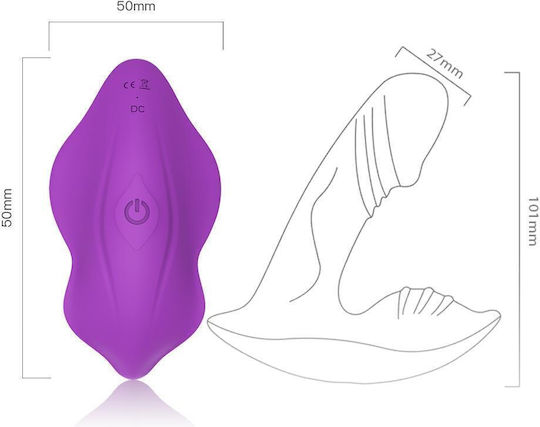 Vibrator G-Punkt mit Fernbedienung Lila