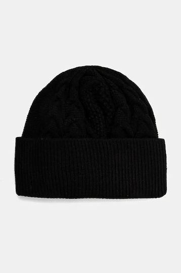 Beanie Beanie Knitted in Black color