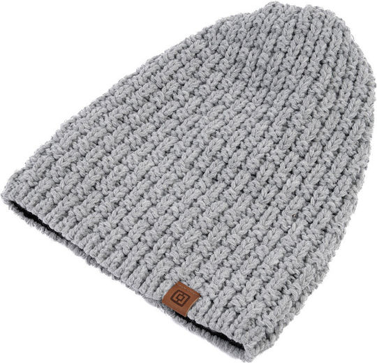 Beanie Frauen Beanie Gestrickt in Gray Farbe