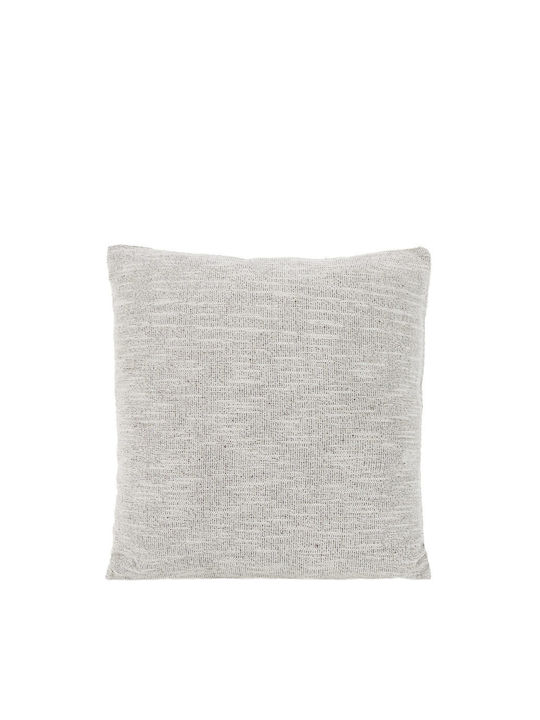 Nima Sofa Cushion from 100% Cotton Ivory 45x45cm.