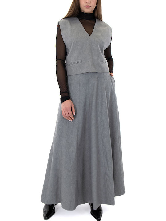 Maxi Skirt Gray