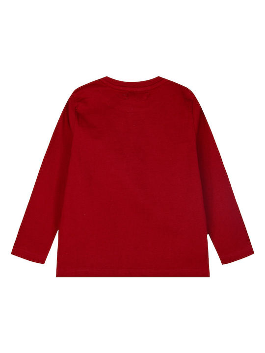 Energiers Children's Blouse Long Sleeve CHERRY