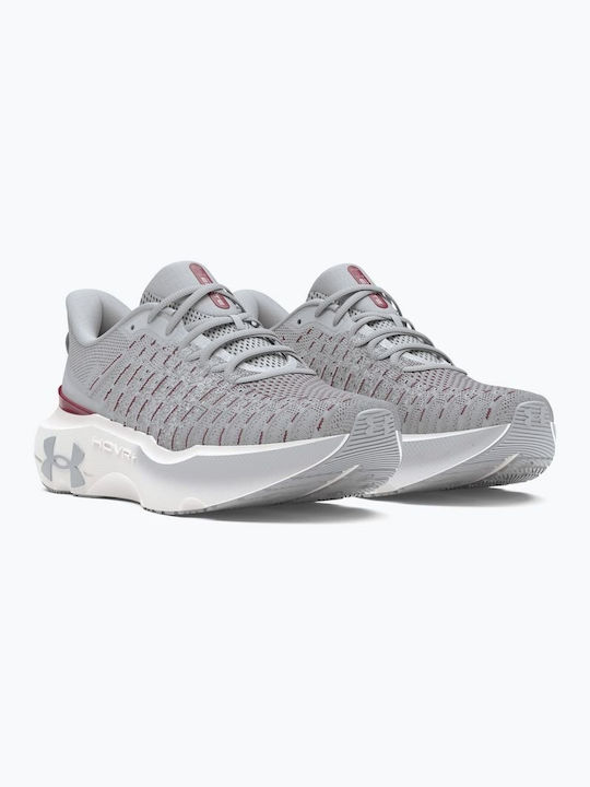 Under Armour Infinite Elite Sport Shoes Running Grey Bordeaux