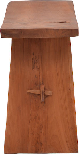 Hocker Für das Wohnzimmer Hölzernes Shogun Braun 46x28x46cm