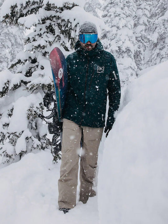 Burton 10002111307 Ανδρικό Μπουφάν Gore-Tex για Σκι & Snowboard Μπλε
