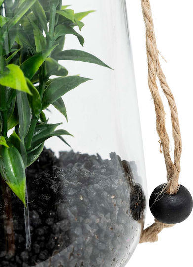 Artificial Recessed Plant Black 15cm in Yala