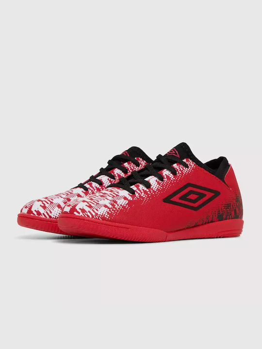 Umbro TF Low Football Shoes with Molded Cleats Red