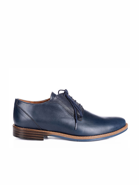 Northway Men's Leather Dress Shoes Blue