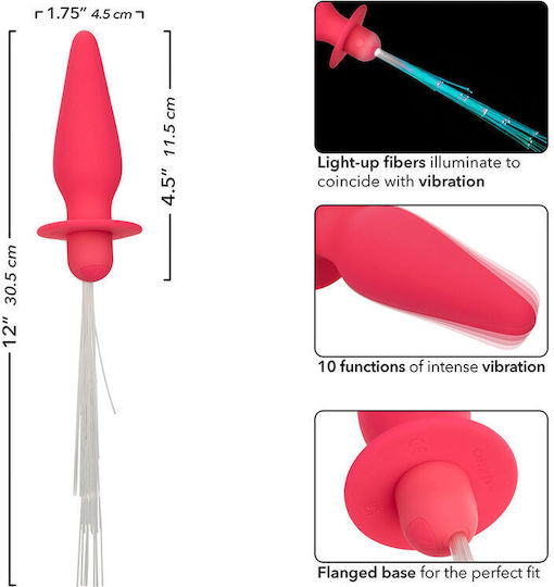 Calexotics Anal Plug mit Vibration Rosa