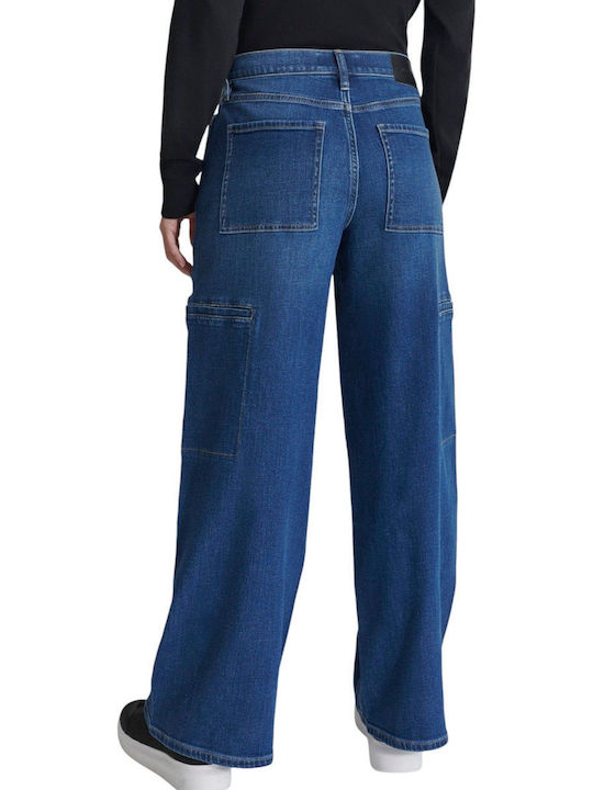 DKNY Ψηλόμεσο Γυναικείο Jean Παντελόνι Καμπάνα