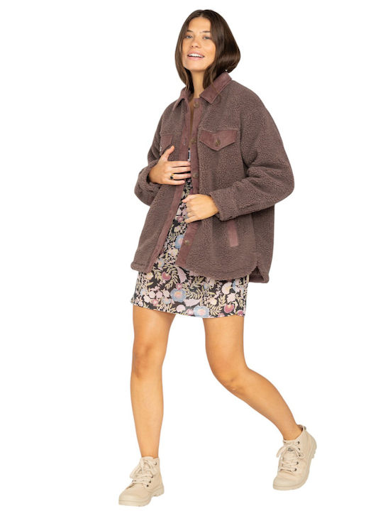 Coastal Waves Women's Long Lifestyle Jacket for Winter
