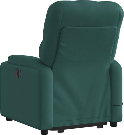 Relaxsessel Friseurwaschbecken mit Fußhocker Dark Green Dark Green 74x86.5x93.5cm