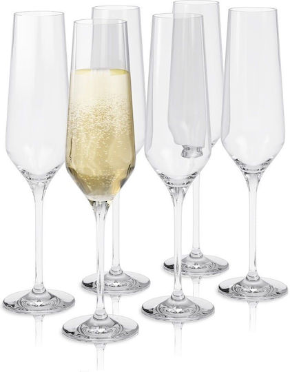 Eva Solo Set de pahare de sampanie din Sticlă Cu picior 260ml 6buc