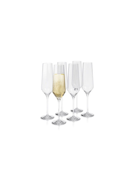 Eva Solo Set of Glasses Champagne made of Glass Stemmed 260ml 6pcs