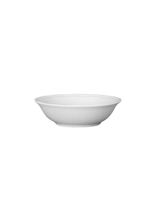 Estia Serving Bowl Round Made of Porcelain White with Diameter 16.5cm 6pcs