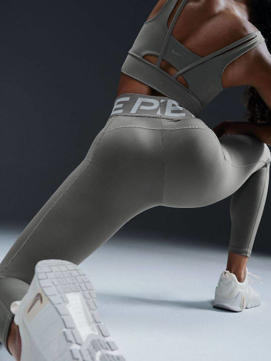 Dri-Fit Sculpt Training Γυναικείο Κολάν Σύσφιξης Ψηλόμεσο Light Army