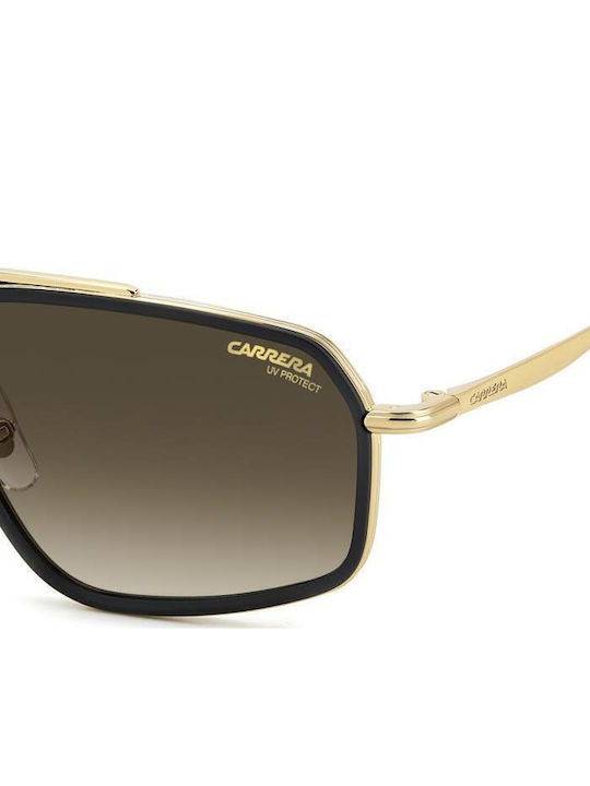Carrera Men's Sunglasses With Black Frame And Grey Gradient Lens 338/S 003/86