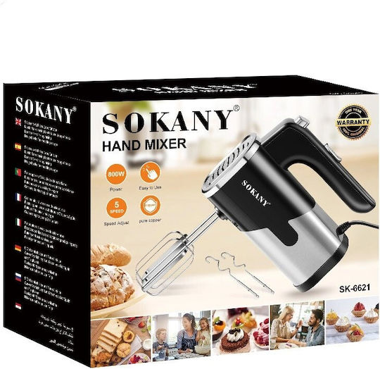 Sokany Hand Mixer 800W