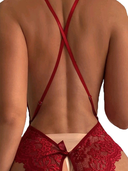 Tatu Moyo Sexy Bodysuit Burgundy