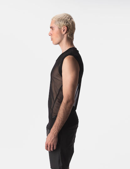 Barcode Berlin Sexy Ανδρικό Top Μαύρο 3019-5064