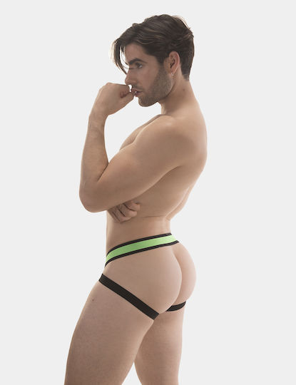Barcode Berlin Ανδρικό Εσώρουχο Jockstrap Πράσινο 3019-5069