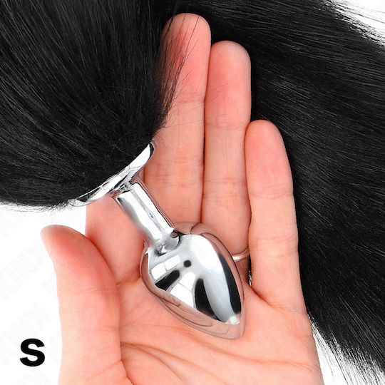 Kink Anal Plug Small Black 7cm