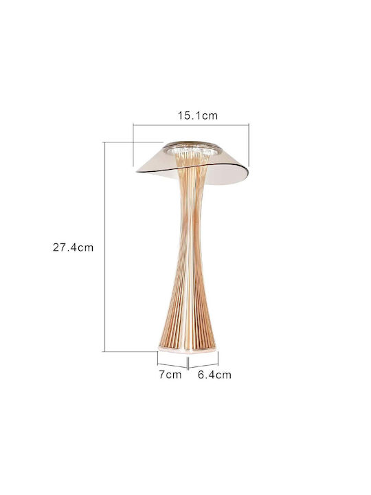 Lampă de masă LED 3W tactilă reîncărcabilă