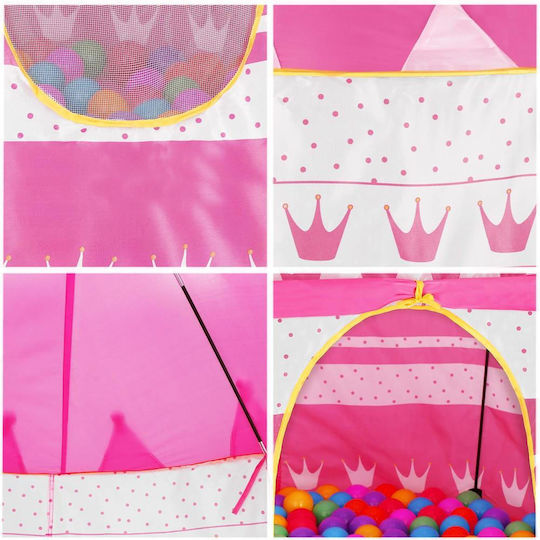 Kids Play Tent Foldable 100x140cm Pink