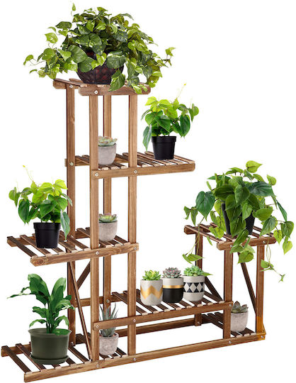 Blumenständer aus Holz mit 6 Regalen Ga176 95cm