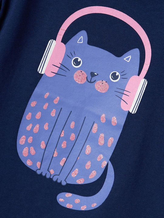 Kids' Shirt Long Sleeve Dark Blue