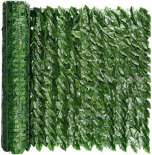 Panou Ecran Frunze Artificiale Gard Balcon 100x500cm Verde