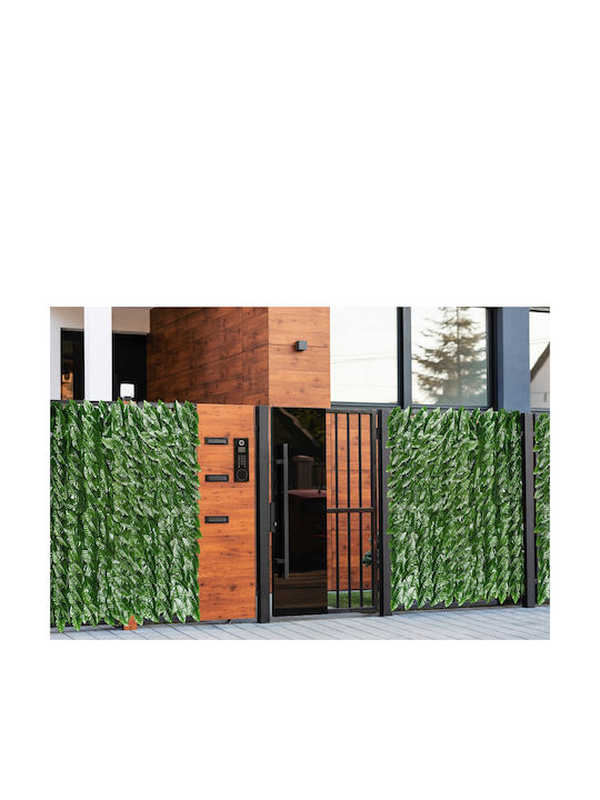Sersimo Artificial Leaf Screen Panel Fence Balcony 100x500cm Green