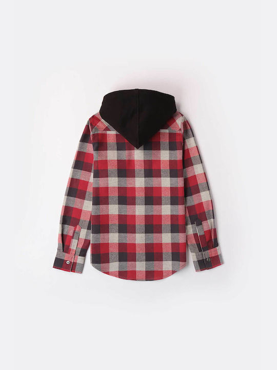 iDO Kids Checked Shirt Red