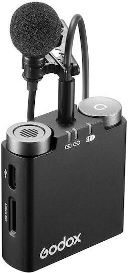 Godox Virso M1 Wireless Microfon Cu clemă pe margine pentru Cameră
