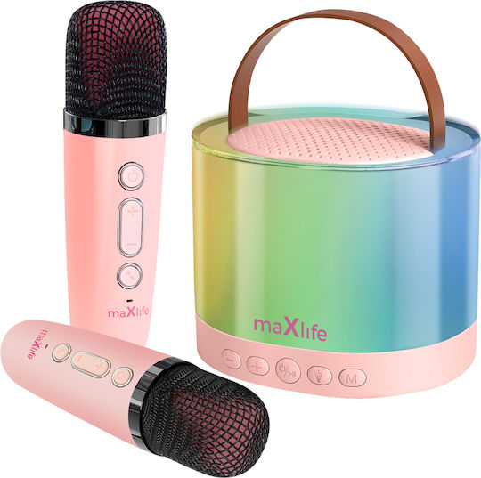 Maxlife System with Wireless Microphones in Pink Color