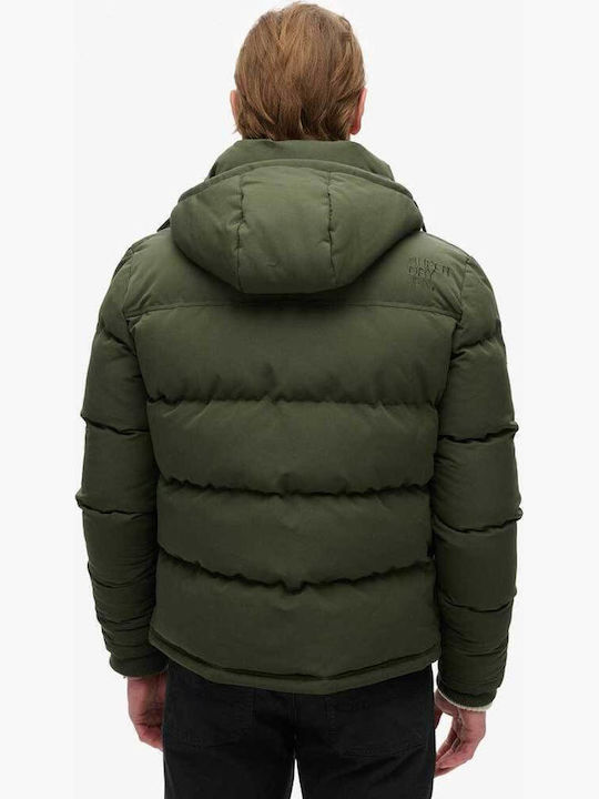 Everest Short Χειμωνιάτικο Μπουφάν Puffer Green