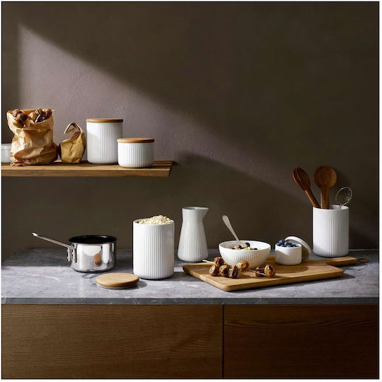 Eva Solo General Use Vase with Lid Wooden White 1000ml