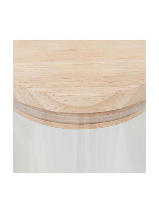 5Five General Use Glass Jar with Lid Transparent 1600ml 1Piece