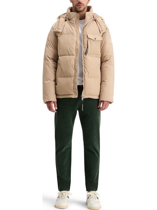 Jacke Puffer Beige