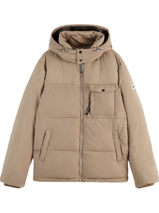 Jacke Puffer Beige