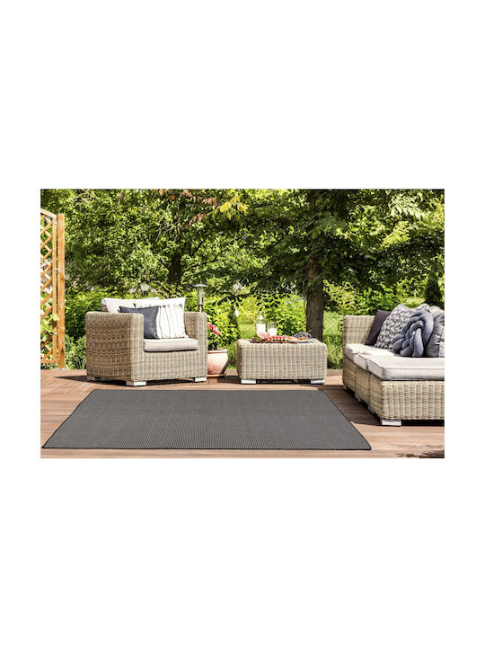 Colore Colori Maestro 9002 Rug Outdoor Round Wicker White Black