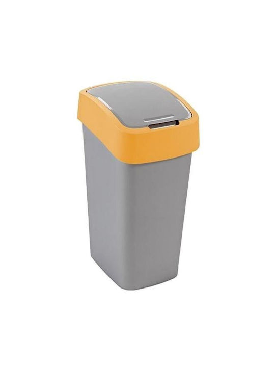Curver Pacific Flip Waste Bin Waste Plastic Yellow 50lt 1pcs