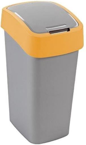 Curver Pacific Flip Κάδος Απορριμμάτων Πλαστικός Κίτρινος 50lt