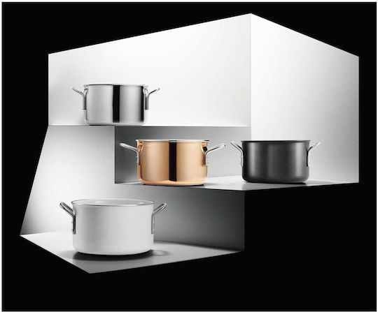 Eva Solo White Line Oală Adâncă Din Aluminiu 2.5lt / 16cm